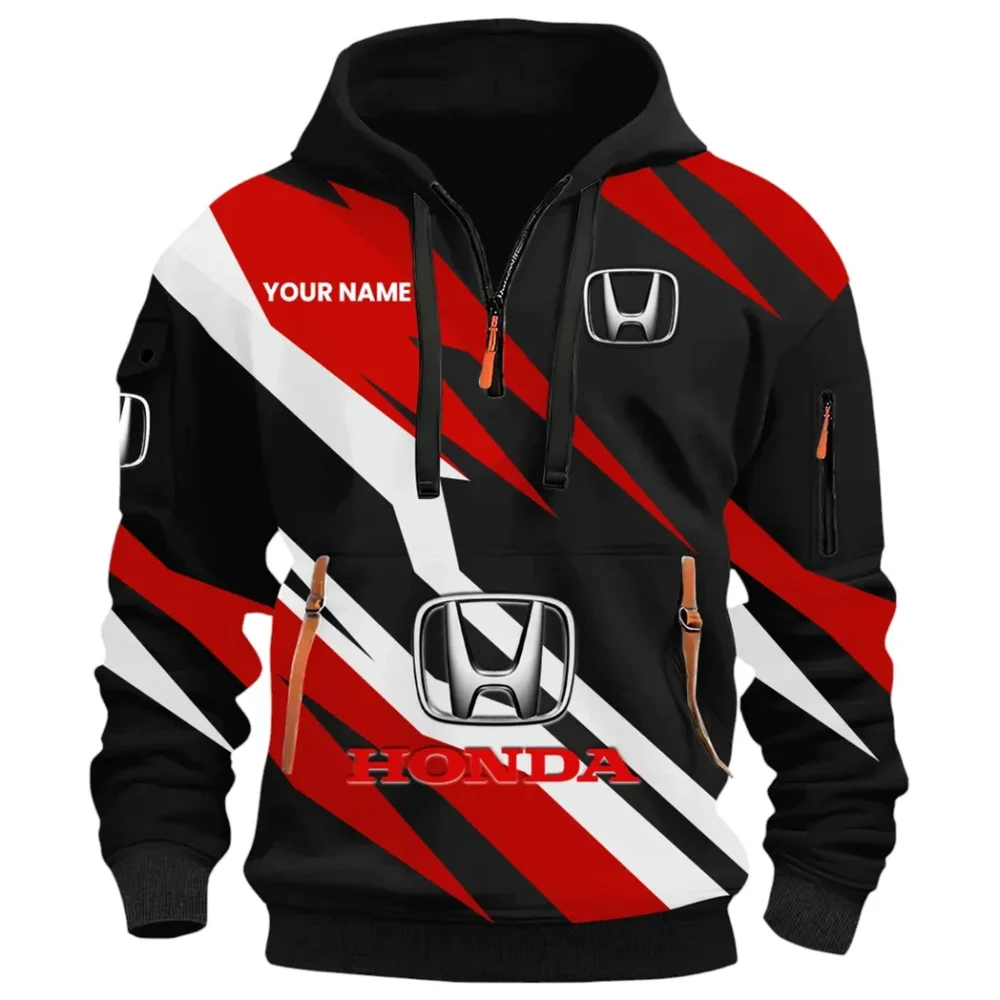 Crossover Hoodie Half Zip 3D Print, Street-Ready Casual Hoodie CAR514100925074 - Image 3