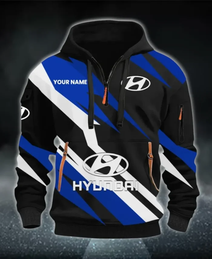 Family Car Hoodie Half Zip 3D Print, Comfortable Daily Wear CAR514100925075