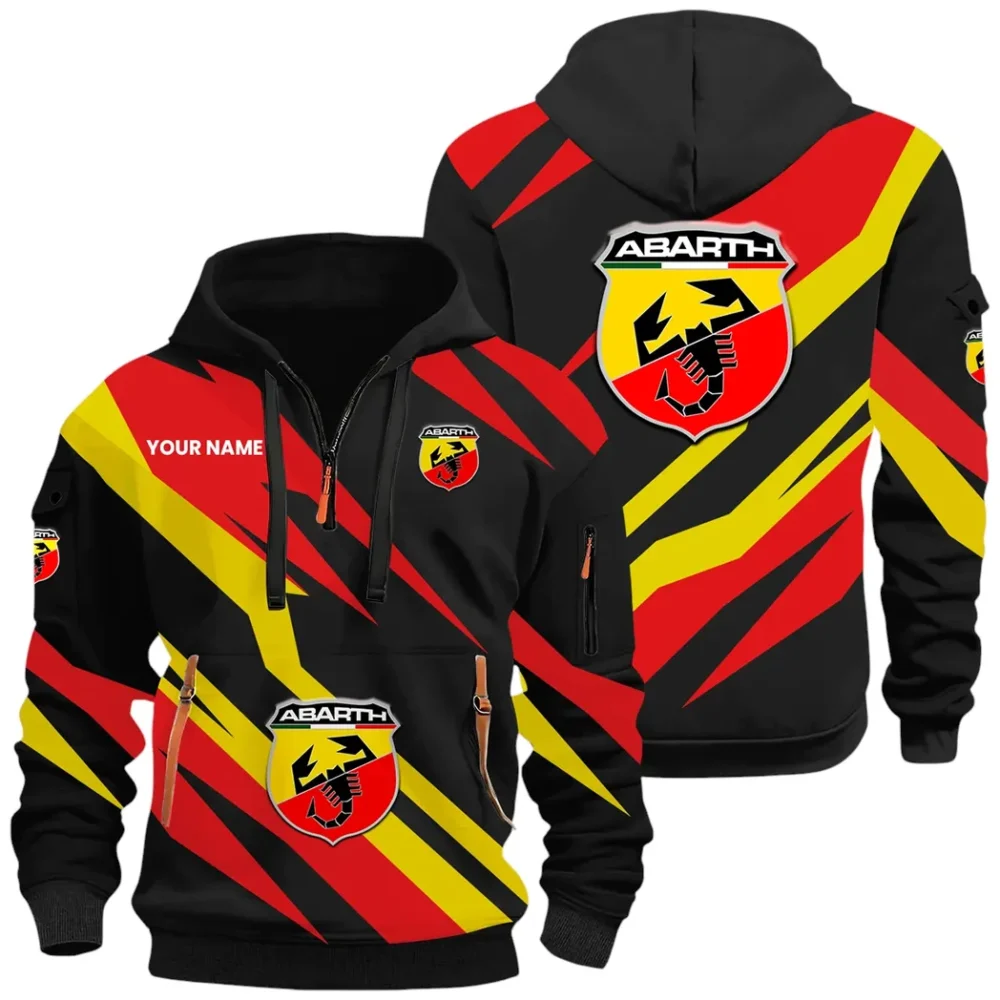 Performance Car Hoodie Half Zip 3D Print, Sporty & Street-Ready Hoodie CAR514100925079 - Image 2