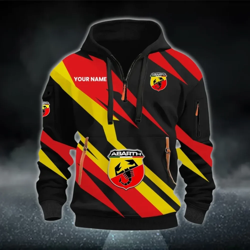 Performance Car Hoodie Half Zip 3D Print, Sporty & Street-Ready Hoodie CAR514100925079