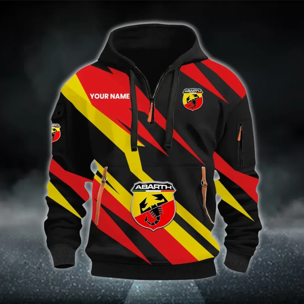 Performance Car Hoodie Half Zip 3D Print, Sporty & Street-Ready Hoodie CAR514100925079