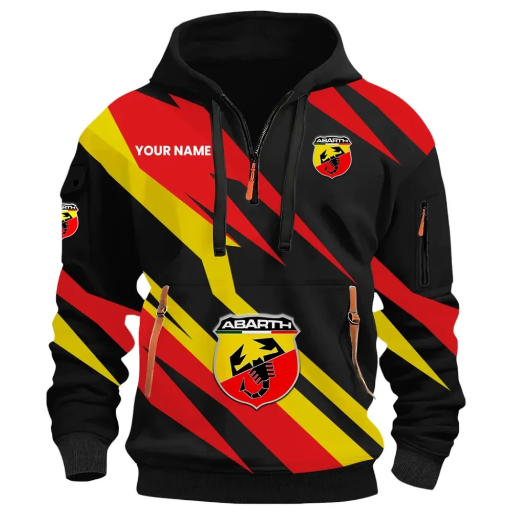 Performance Car Hoodie Half Zip 3D Print, Sporty & Street-Ready Hoodie CAR514100925079 - Image 3