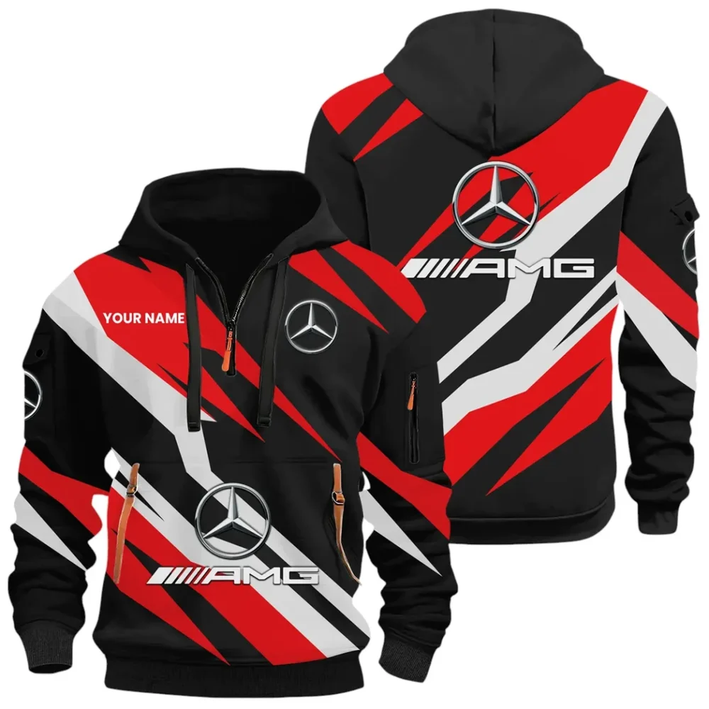 Engine Life Hoodie Half Zip x Sweatpants Set, Automotive Streetwear Hoodie Set CAR514100925080 - Image 3