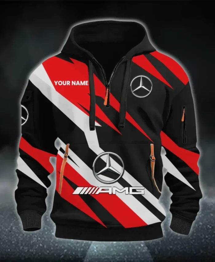 Engine Life Hoodie Half Zip 3D Print, Urban Casual Comfort Hoodie CAR514100925080