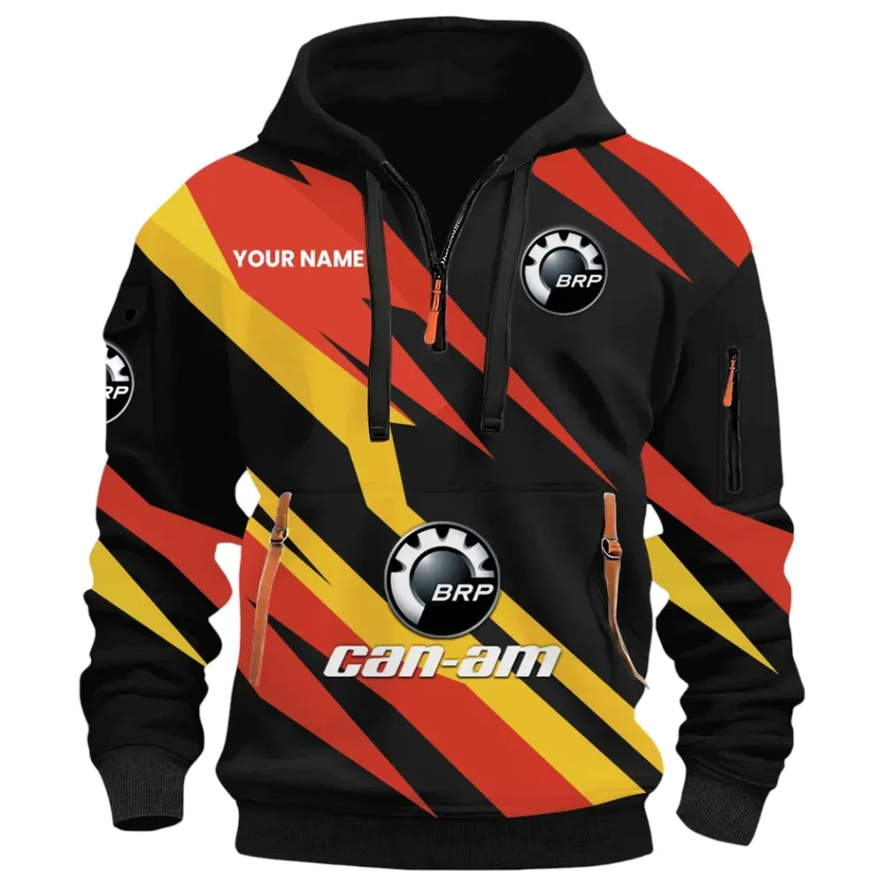 Racing Car Hoodie Half Zip 3D Print, Rugged & Sporty Hoodie CAR514100925081 - Image 3