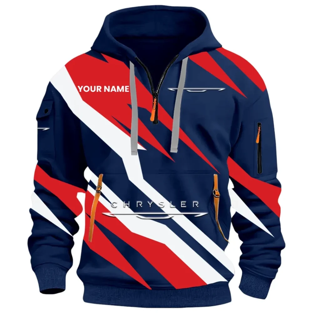 Luxury Sedan Hoodie Half Zip 3D Print, Casual Street-Ready Hoodie CAR514100925084 - Image 3