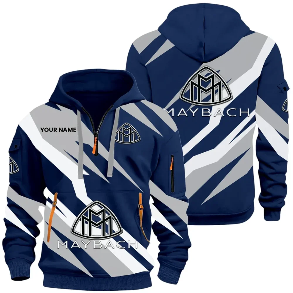 Lifestyle Ride Hoodie Half Zip 3D Print, Sporty Urban Comfort Hoodie CAR514100925085 - Image 2