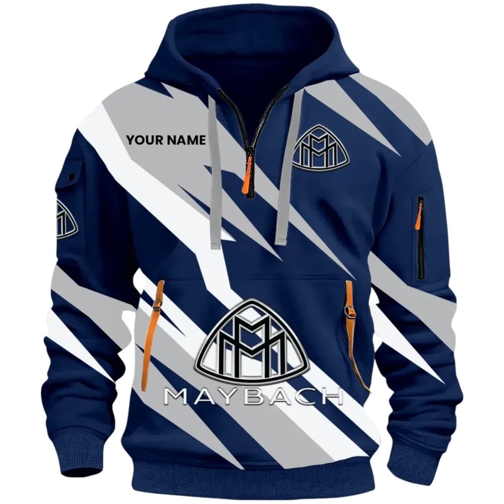 Lifestyle Ride Hoodie Half Zip 3D Print, Sporty Urban Comfort Hoodie CAR514100925085 - Image 3