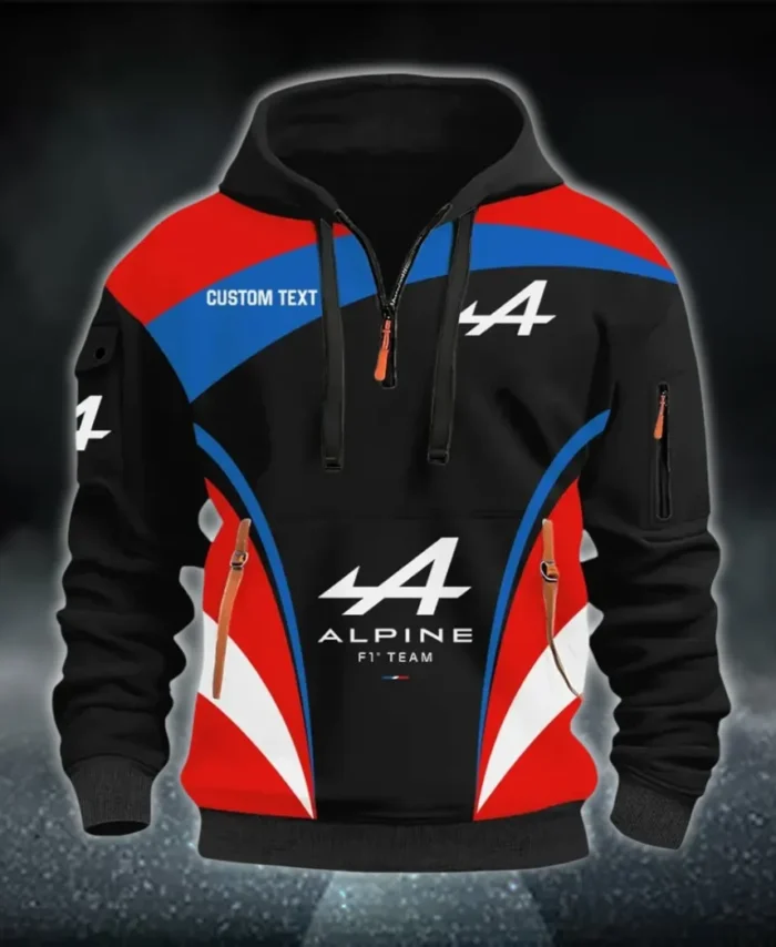 Sports Car Hoodie Half Zip 3D Print, Sporty Urban Hoodie Style CAR514100925089