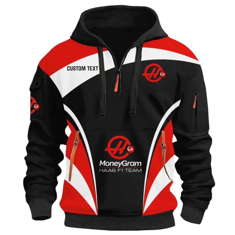 Racing Car Hoodie Half Zip 3D Print, Lightweight & Casual Comfort Hoodie CAR514100925090 - Image 3