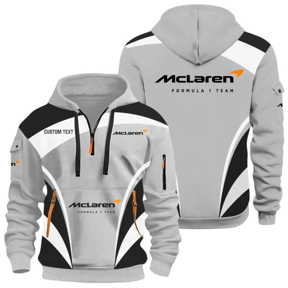 Racing Icon Hoodie Half Zip 3D Print, Sporty Everyday Wear Hoodie CAR514100925091 - Image 2
