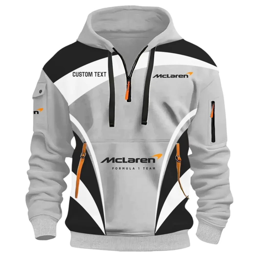 Racing Icon Hoodie Half Zip 3D Print, Sporty Everyday Wear Hoodie CAR514100925091 - Image 3