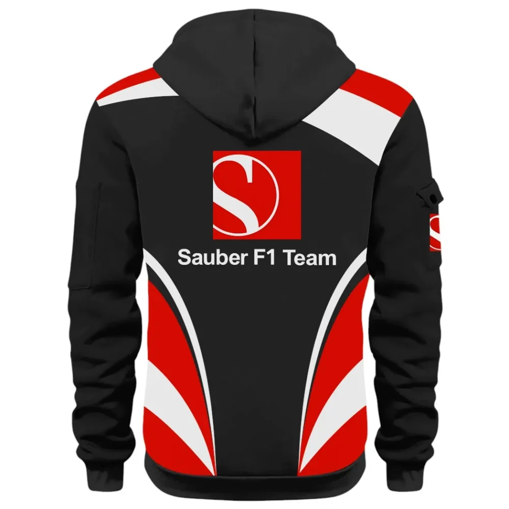 Racing Motor Hoodie Half Zip 3D Print, Rugged Casual Hoodie CAR514100925092 - Image 4