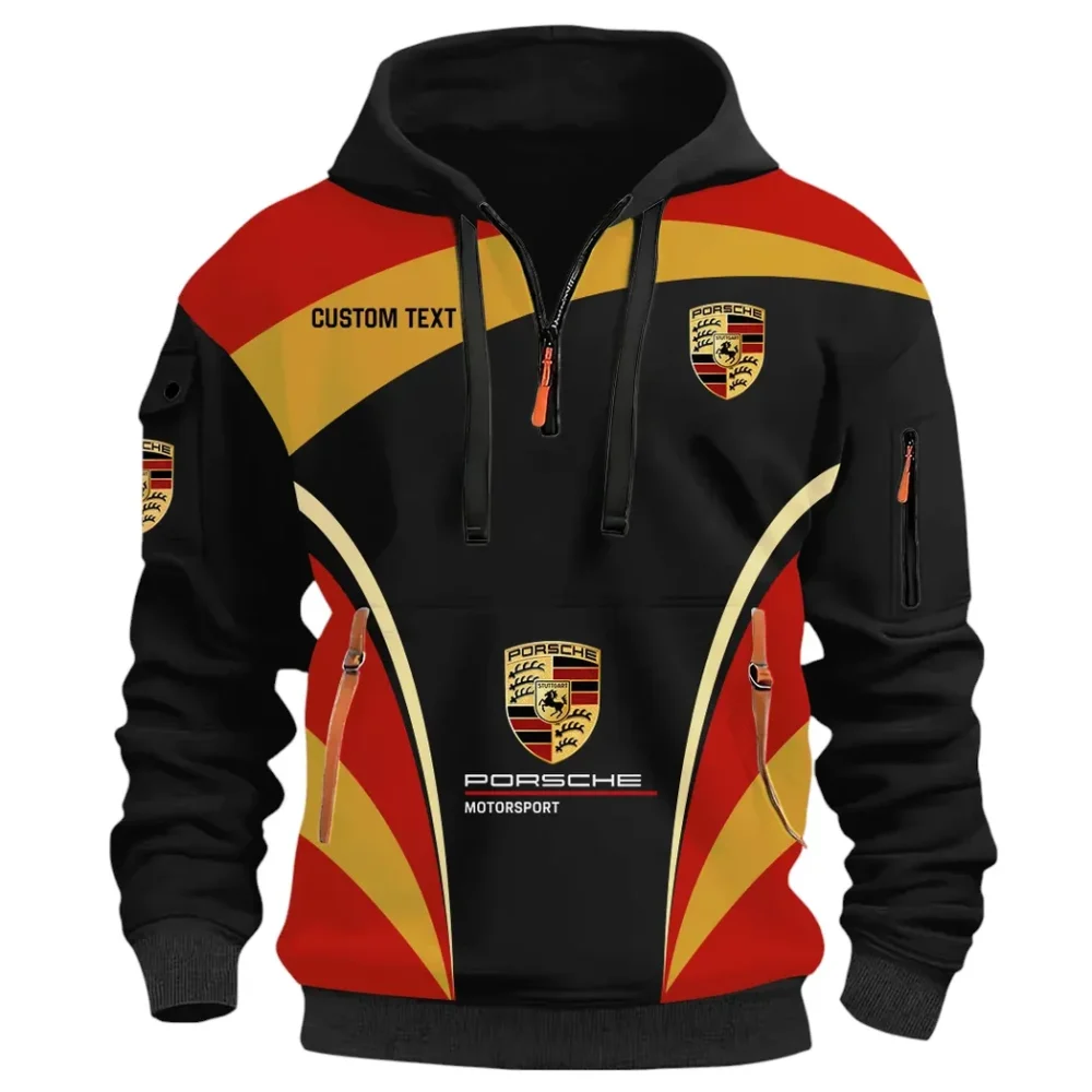 Sports Car Hoodie Half Zip 3D Print, Comfortable Street Hoodie CAR514100925093 - Image 3
