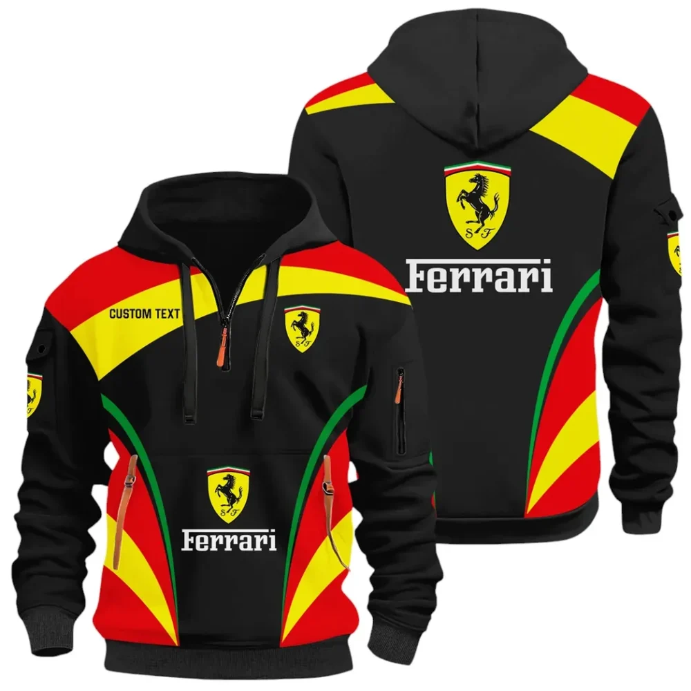 Racing Legend Hoodie Half Zip 3D Print, Adventure & Urban Fit Hoodie CAR514100925094 - Image 2