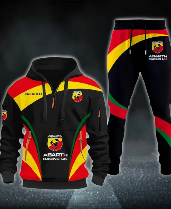 Performance Car Hoodie Half Zip x Sweatpants Set, Ride-Inspired Half-Zip Hoodie Set CAR514100925095