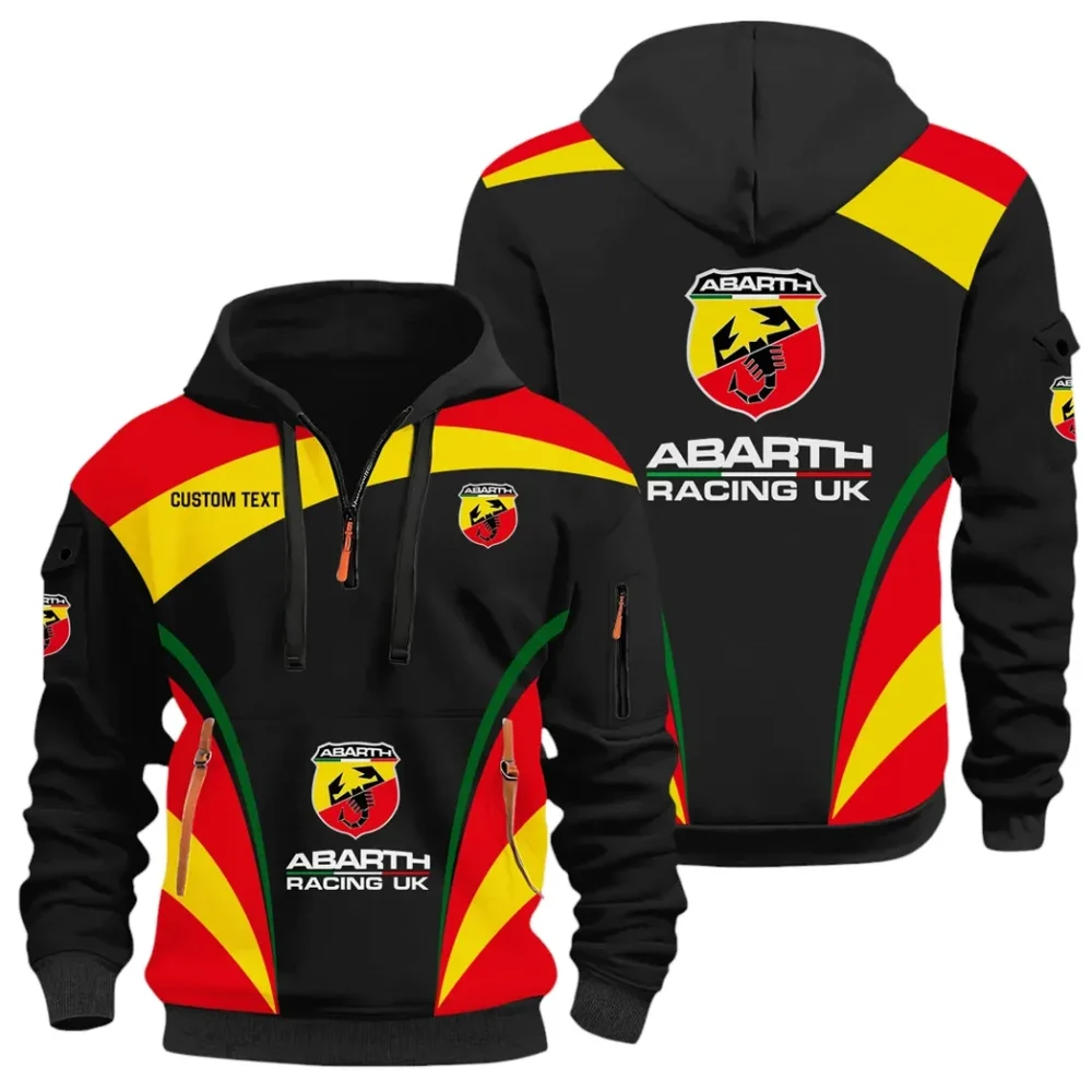 Performance Car Hoodie Half Zip 3D Print, Rugged Sporty Streetwear Hoodie CAR514100925095 - Image 2