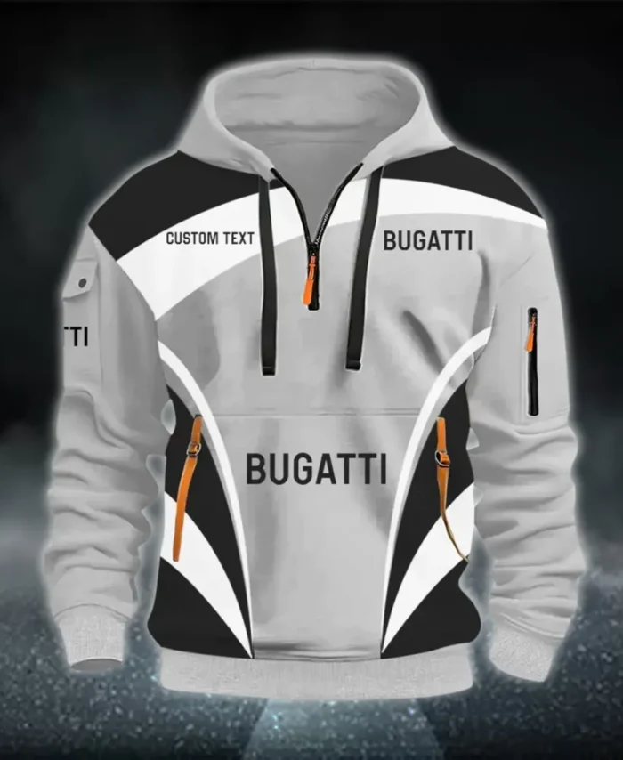 Hypercar Hoodie Half Zip 3D Print, Urban Style & Relaxed Fit Hoodie CAR514100925101