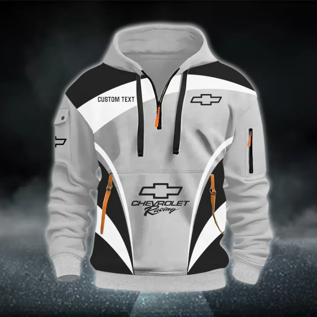 Performance Sedan Hoodie Half Zip 3D Print, Adventure-Ready Comfortable Hoodie CAR514100925102