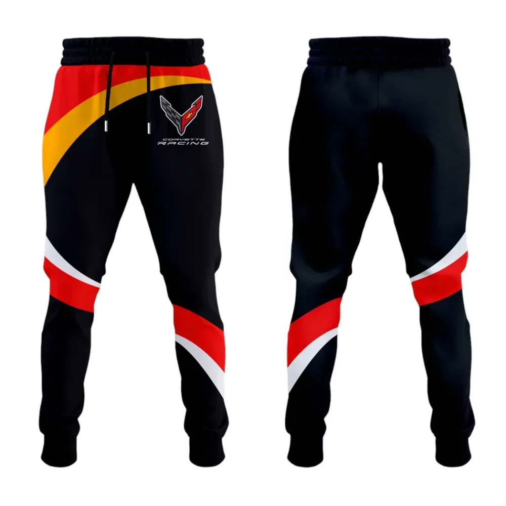 V8 Power Hoodie Half Zip x Sweatpants Set, Custom 3D Automotive Tracksuit Set CAR514100925103 - Image 4