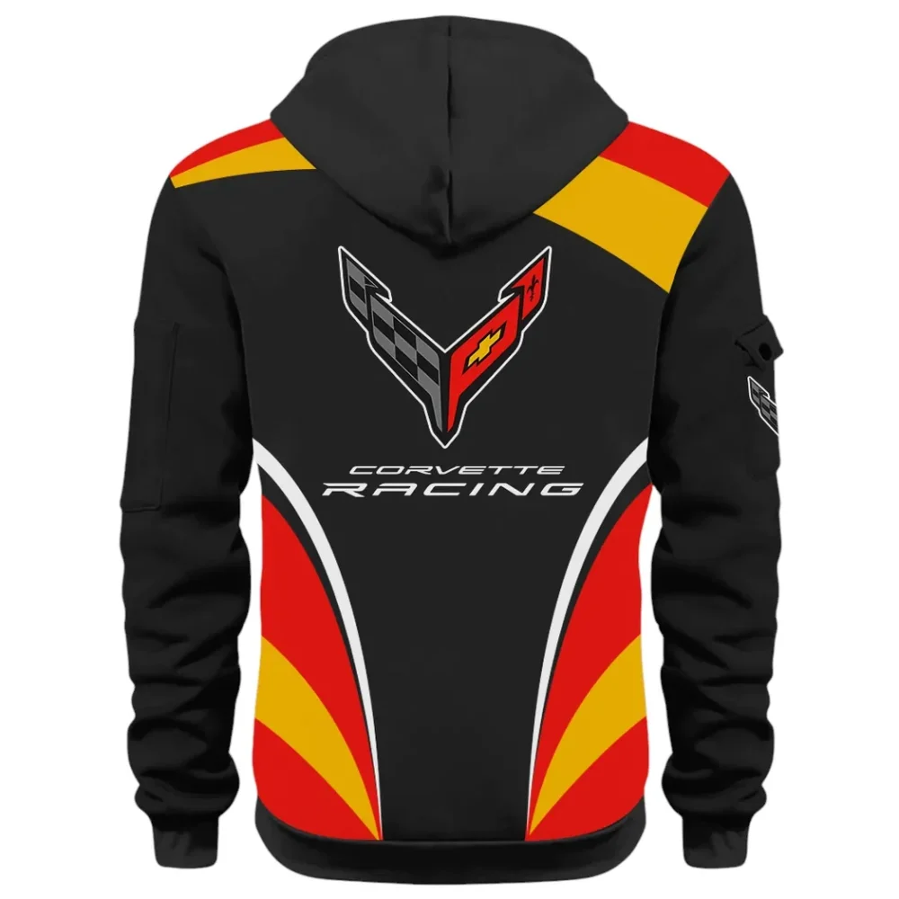 V8 Power Hoodie Half Zip 3D Print, Casual Fit for Everyday Wear Hoodie CAR514100925103 - Image 4