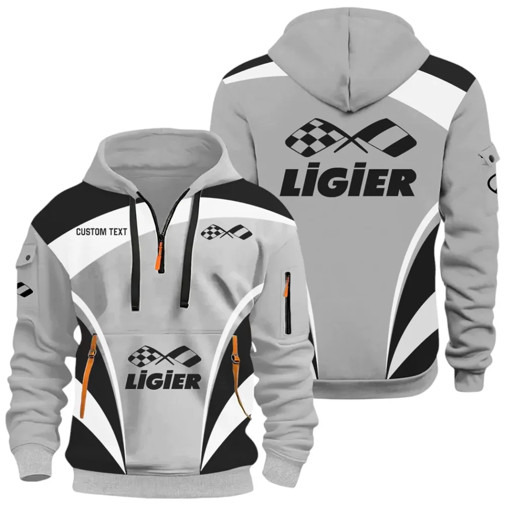 Racing Car Hoodie Half Zip x Sweatpants Set, Gearhead Half-Zip Hoodie Combo CAR514100925106 - Image 3