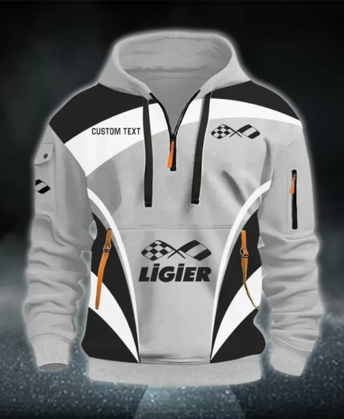 Racing Car Hoodie Half Zip 3D Print, Classic Comfortable Hoodie Style CAR514100925106