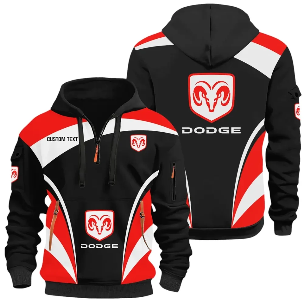Power Car Hoodie Half Zip 3D Print, Street-Ready Casual Hoodie CAR514100925107 - Image 2