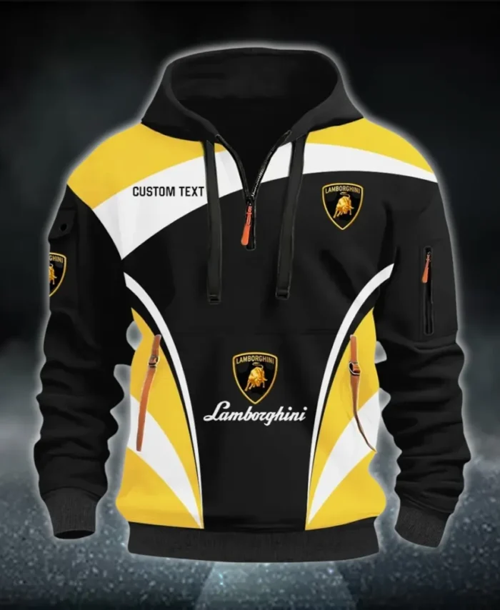Supercar Hoodie Half Zip 3D Print, Rugged Casual Hoodie CAR514100925109