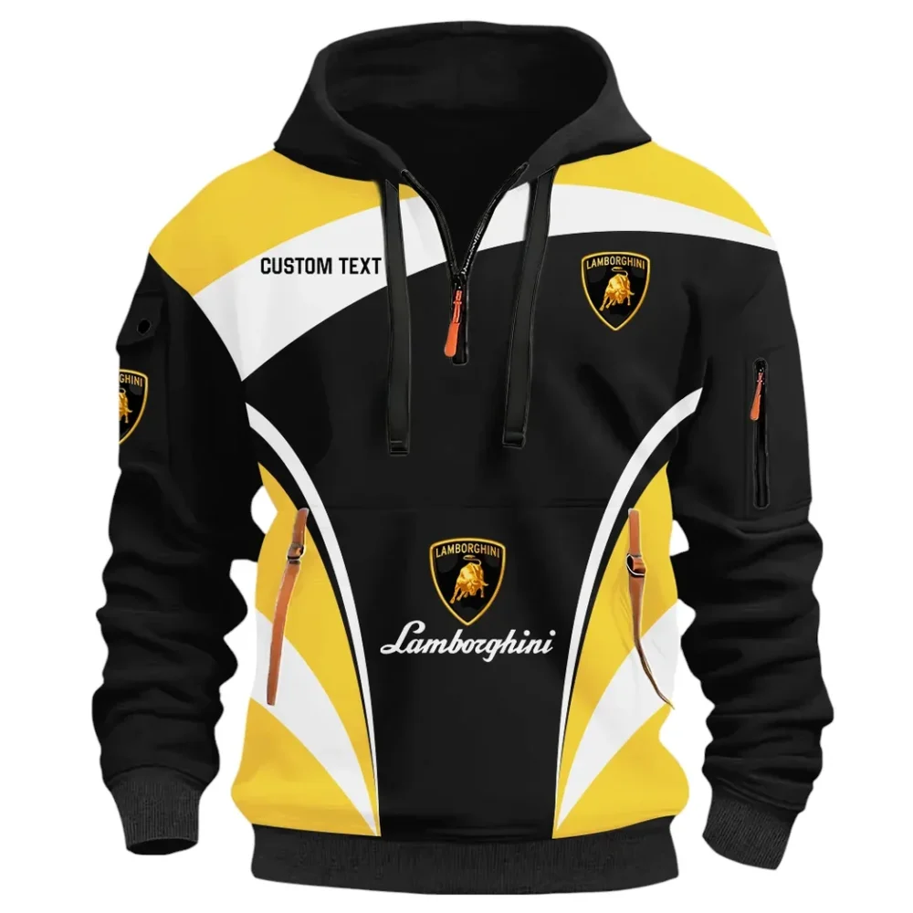 Supercar Hoodie Half Zip 3D Print, Rugged Casual Hoodie CAR514100925109 - Image 3