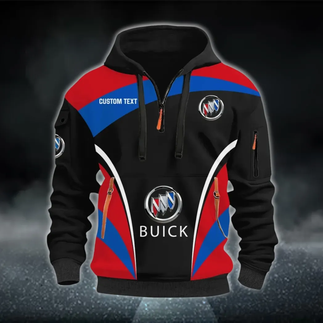 Comfort-Oriented Car Hoodie Half Zip 3D Print, Durable & Casual Streetwear CAR514100925110