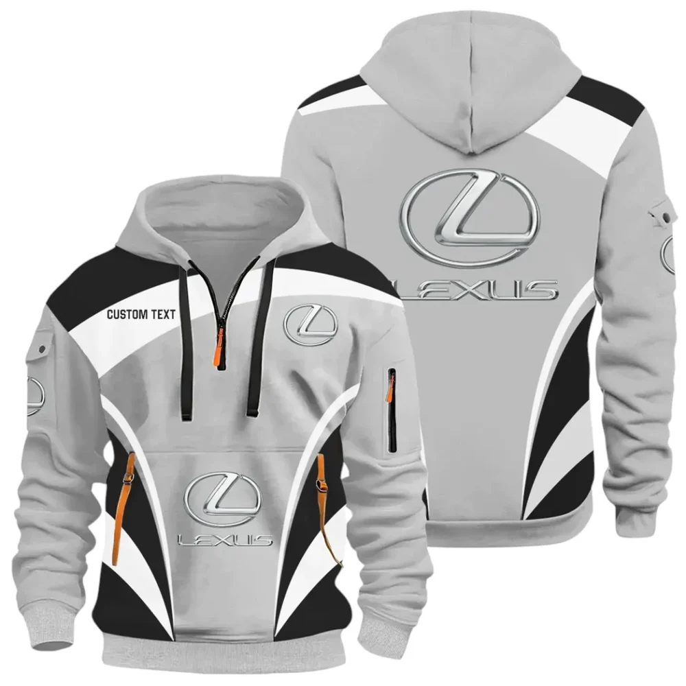 High-End Coupe Hoodie Half Zip x Sweatpants Set, 3D Printed Driver's Outfit CAR514100925112 - Image 3