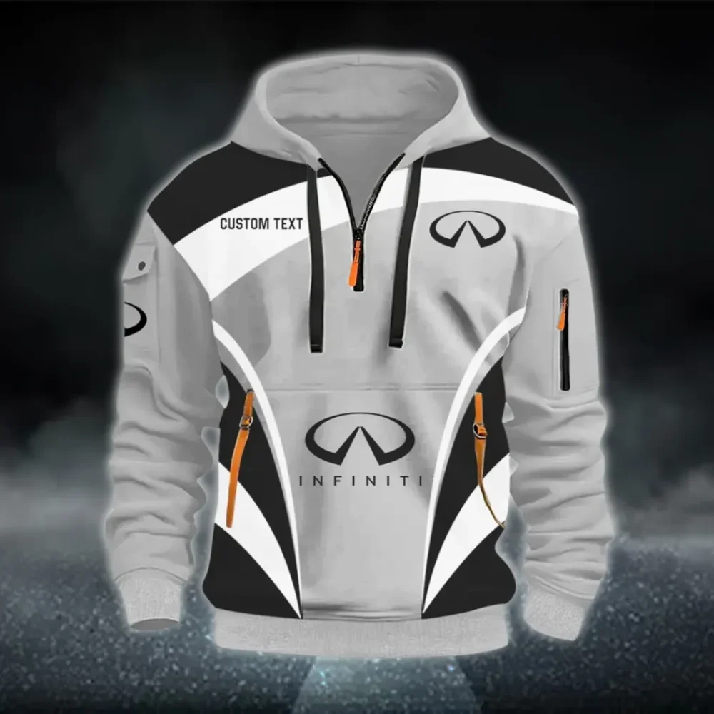 Performance Coupe Hoodie Half Zip 3D Print, Rugged & Sporty Hoodie CAR514100925114