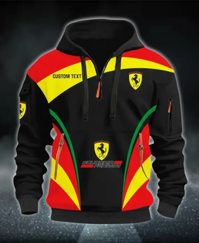 Racing Legend Hoodie Half Zip 3D Print, Lightweight & Casual Comfort Hoodie CAR514100925123