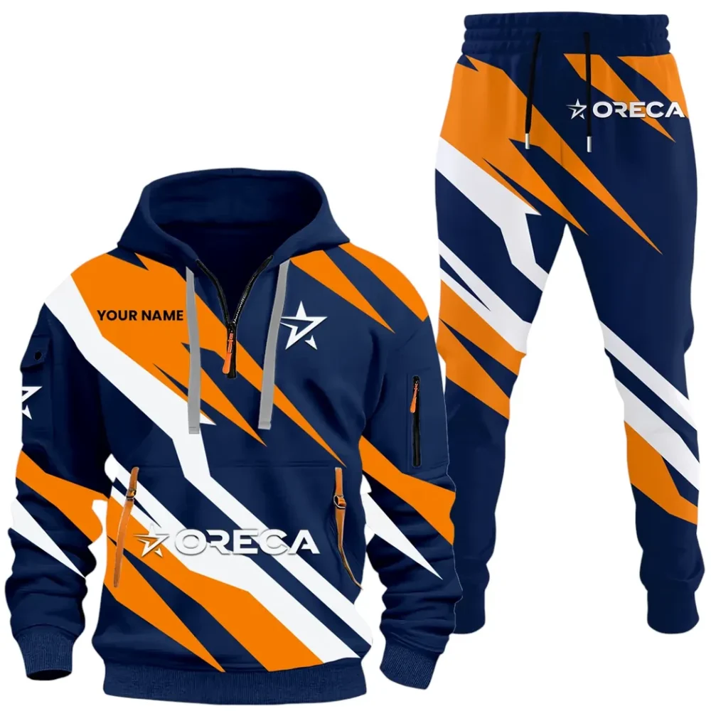 Racing Car Hoodie Half Zip x Sweatpants Set, Custom Car Enthusiast Outfit CAR514100925131 - Image 2