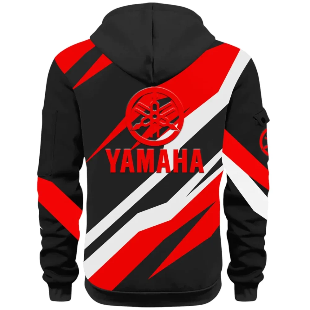Racing Motor Hoodie Half Zip 3D Print, Sporty & Casual Everyday Wear Hoodie CAR514100925133 - Image 4
