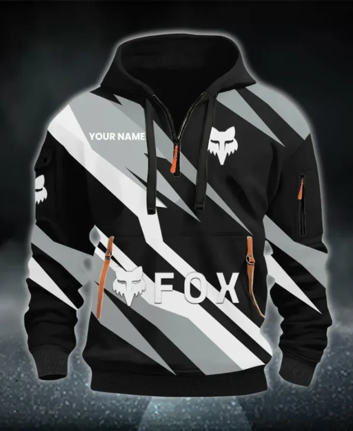 Racing Car Hoodie Half Zip 3D Print, Urban Style & Relaxed Fit Hoodie CAR514100925134