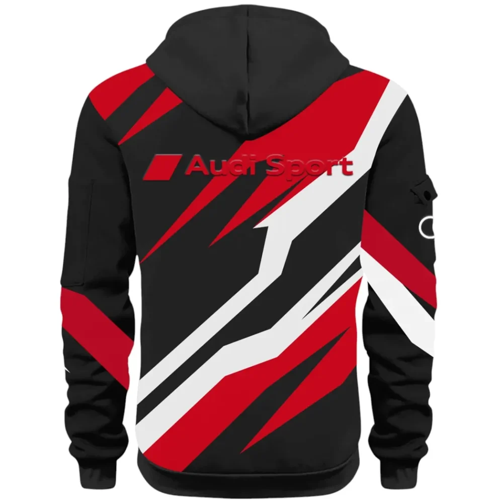 Garage Spirit Hoodie Half Zip 3D Print, Rugged & Comfortable Streetwear Outfit CAR514100925137 - Image 4
