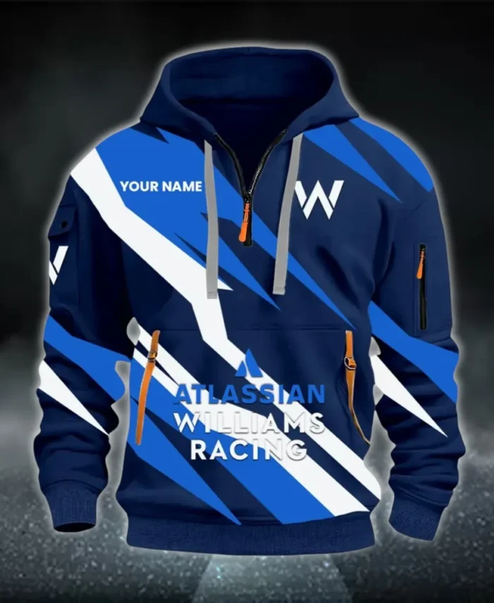 Racing Car Hoodie Half Zip 3D Print, Street-Ready Casual Hoodie CAR514100925140