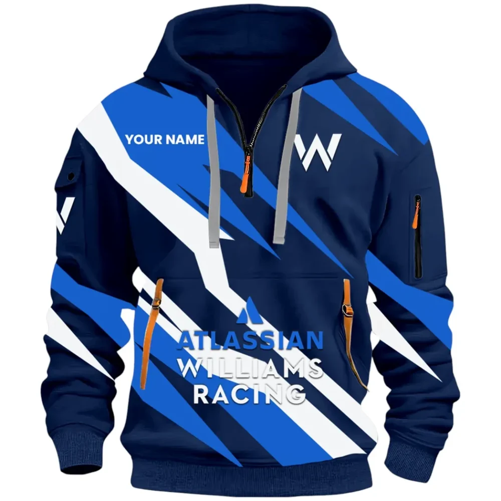 Racing Car Hoodie Half Zip 3D Print, Street-Ready Casual Hoodie CAR514100925140 - Image 3