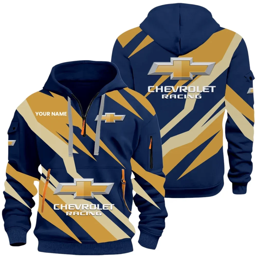 Classic Roadster Hoodie Half Zip 3D Print, Comfortable Daily Wear CAR514100925141 - Image 2