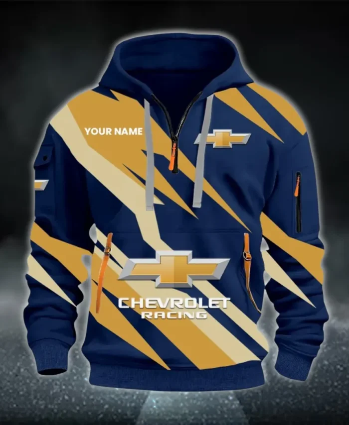 Classic Roadster Hoodie Half Zip 3D Print, Comfortable Daily Wear CAR514100925141