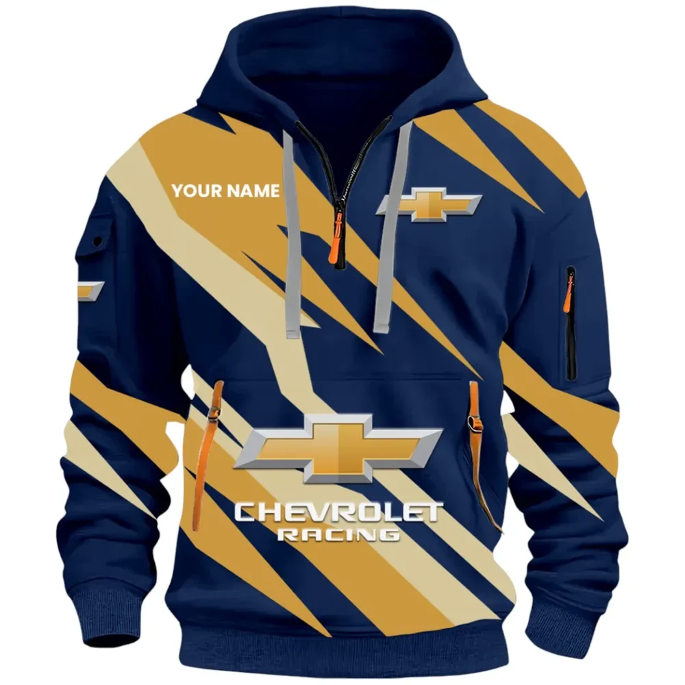 Classic Roadster Hoodie Half Zip 3D Print, Comfortable Daily Wear CAR514100925141 - Image 3