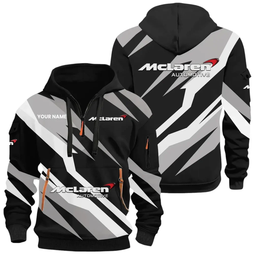 Speed Legend Hoodie Half Zip x Sweatpants Set, Bold Automotive 3D Hoodie Set CAR514100925143 - Image 3