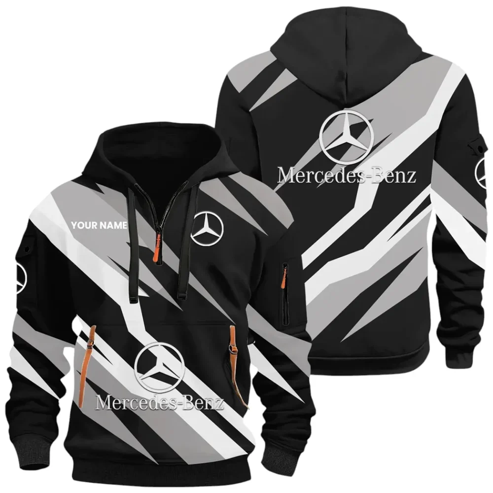 Business-Class Auto Hoodie Half Zip 3D Print, Comfortable Everyday Hoodie CAR514100925144 - Image 2