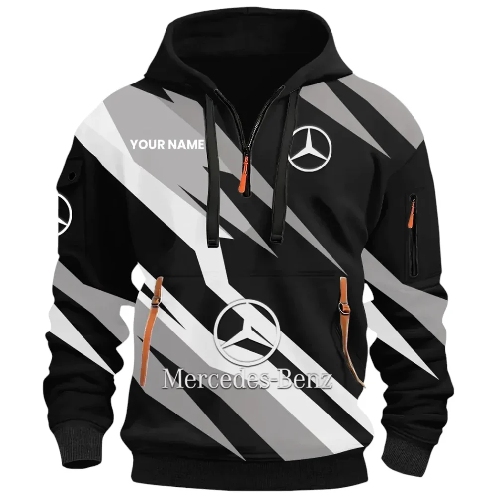 Business-Class Auto Hoodie Half Zip 3D Print, Comfortable Everyday Hoodie CAR514100925144 - Image 3