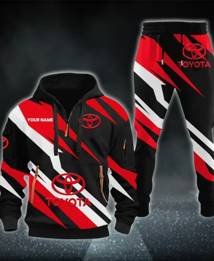 Desert Runner Hoodie Half Zip x Sweatpants Set, Ride-Inspired Half-Zip Hoodie Set CAR514100925146