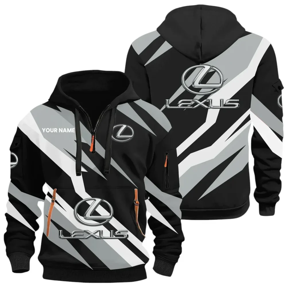 Premium Crossover Hoodie Half Zip 3D Print, Comfortable Street Hoodie CAR514100925159 - Image 2