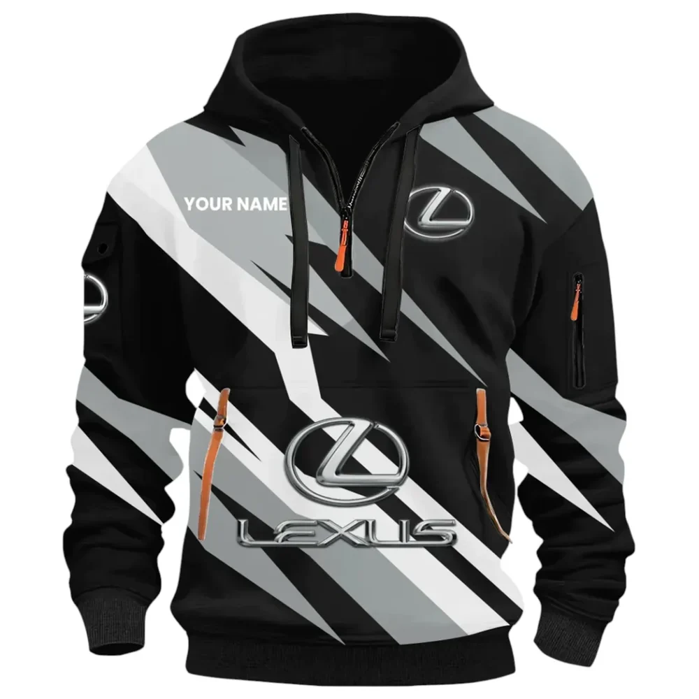 Premium Crossover Hoodie Half Zip 3D Print, Comfortable Street Hoodie CAR514100925159 - Image 3