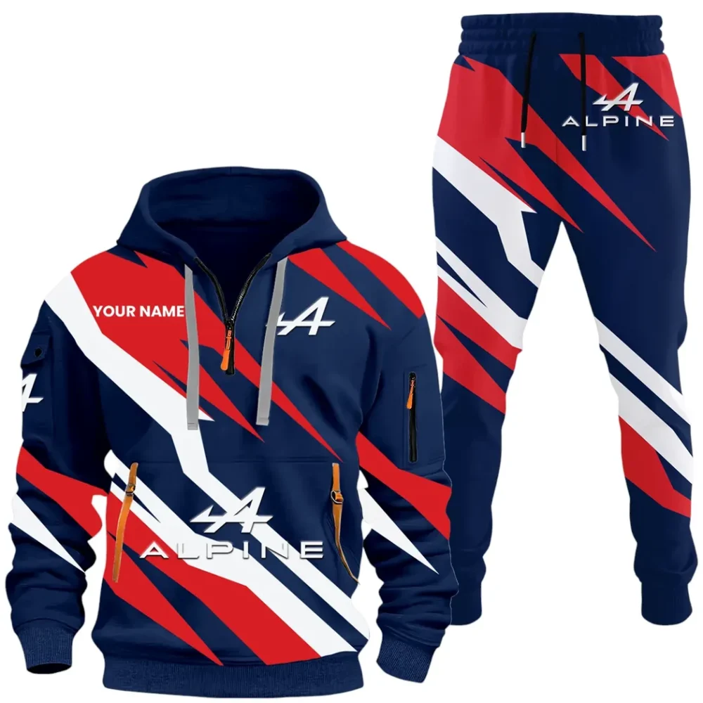 Sports Car Hoodie Half Zip x Sweatpants Set, Everyday Gearhead Hoodie Combo CAR514100925161 - Image 2